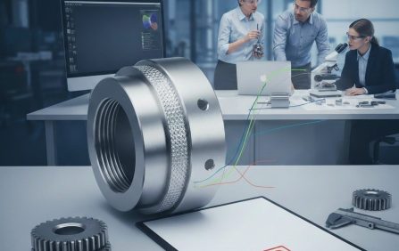 Engineering surface texture measurement showing profilometer analysis beyond Ra for functional surface finish specification